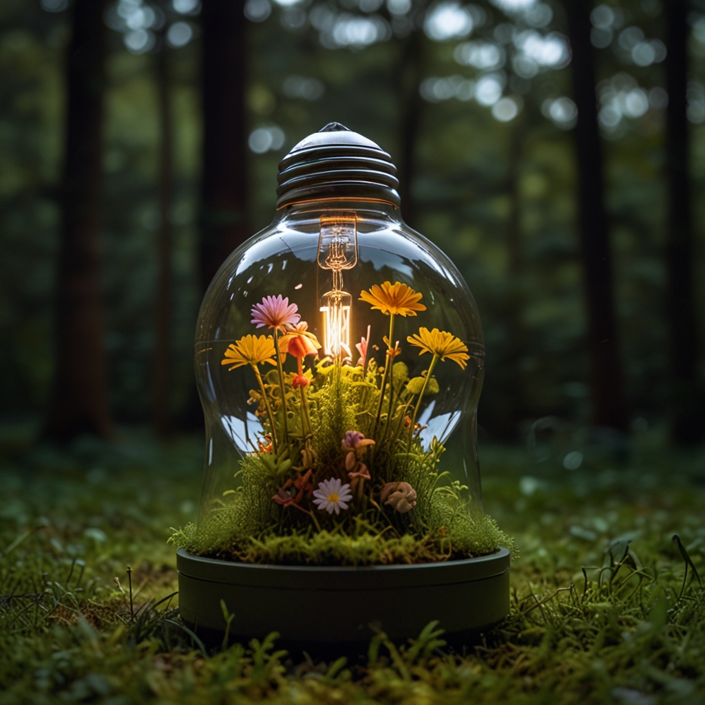 Interim & Project Management: Diversity growing inside a light bulb sitting in a forest Interim & Project Management: Diversity growing inside a light bulb sitting in a forest