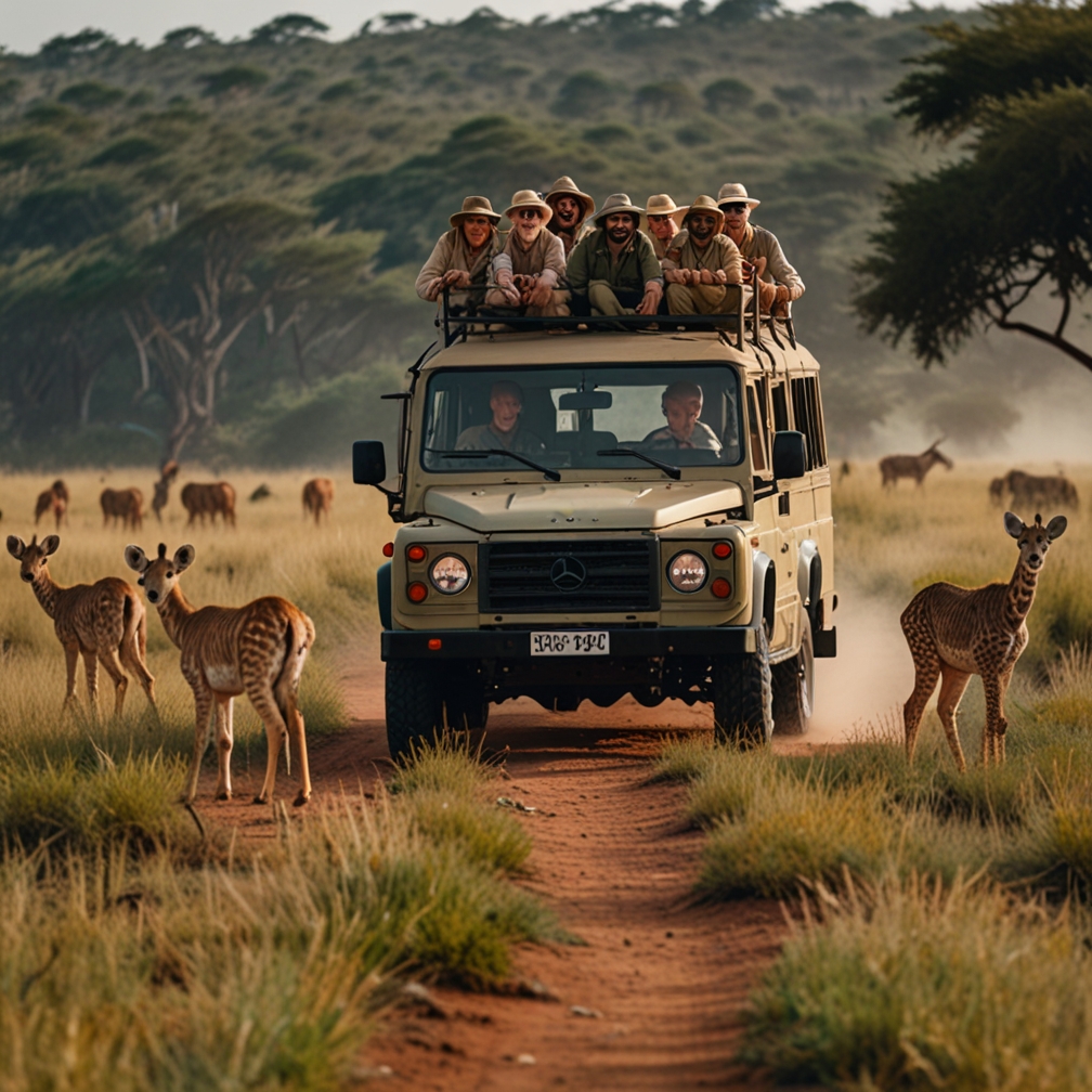 People on safari People on safari