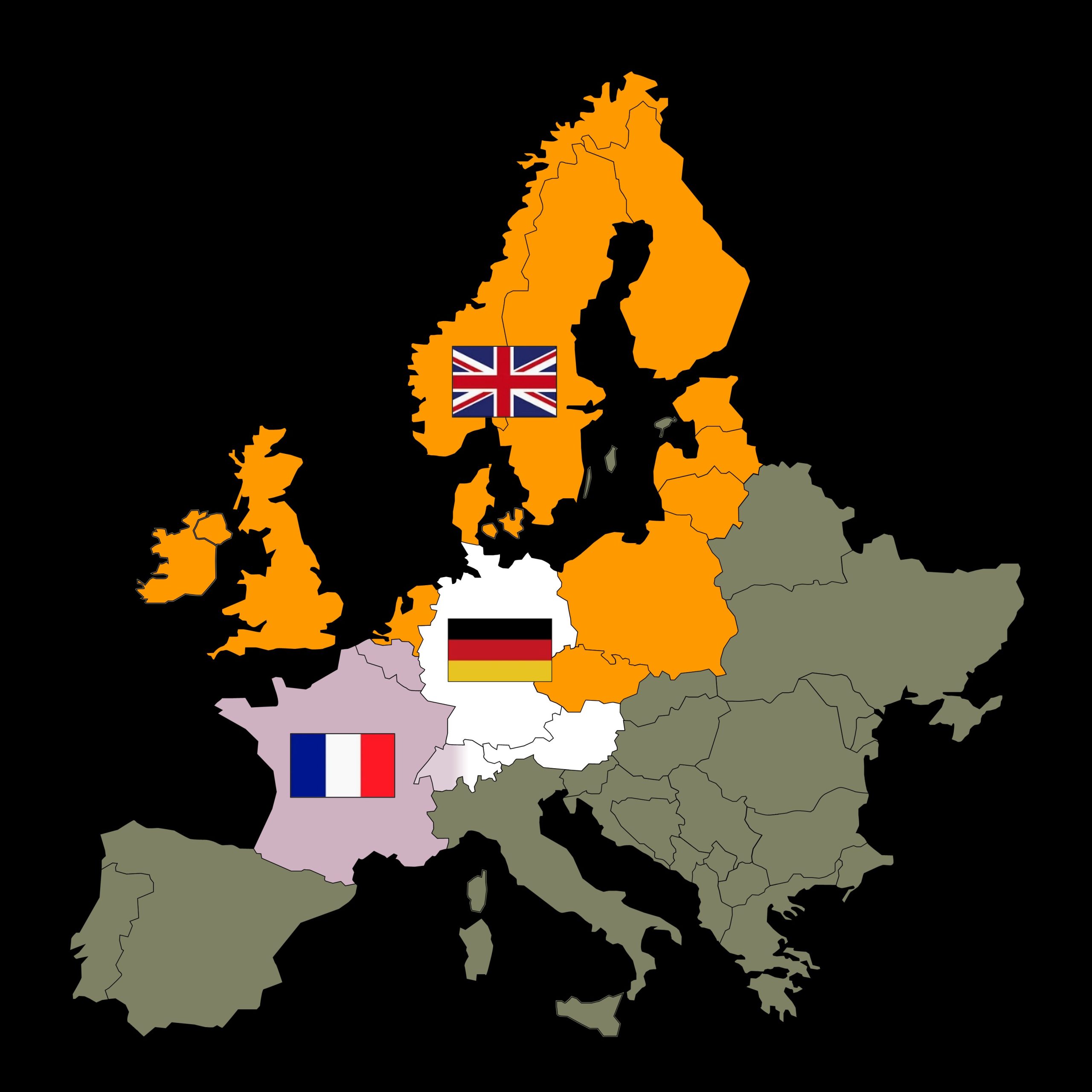 Most spoken languages in Europe