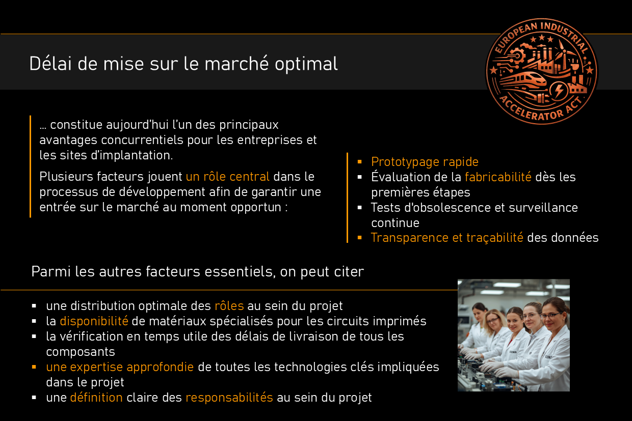 delai de mise sur le marche optimale